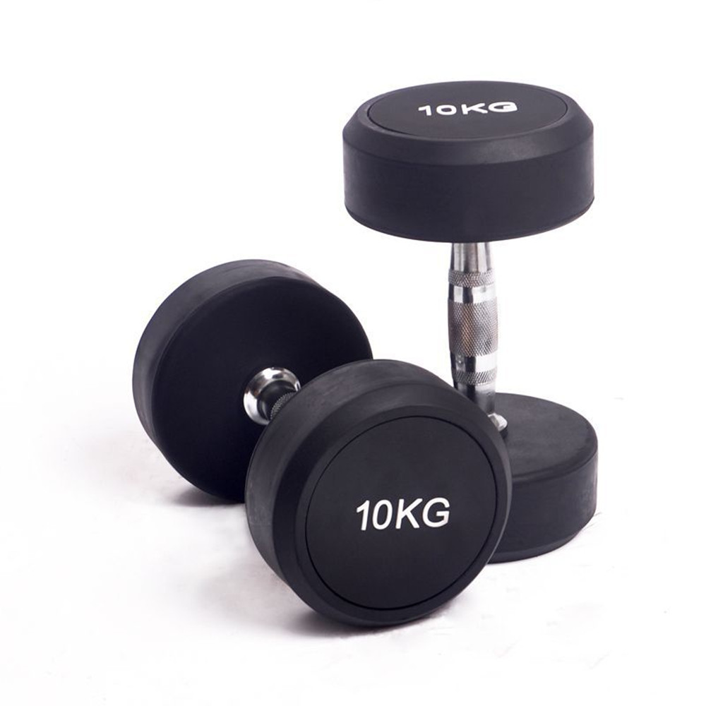 Round Rubber Dumbbell